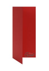Baza kartki DL 9,9x21cm czerwona GoatBox