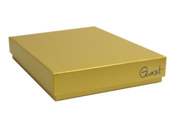 Pudełko na kartkę A6 złote perłowe GoatBox