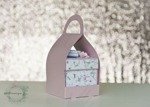Nosidełko na exploding box różowe perłowe GoatBox